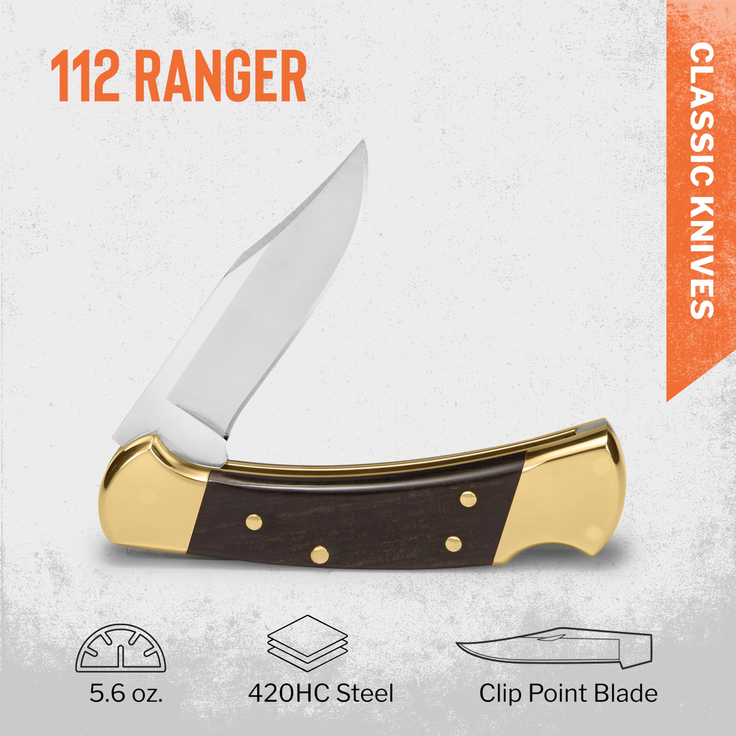 Amazon | Buck バック：小型のロックバック式のナイフ！ レインジャー